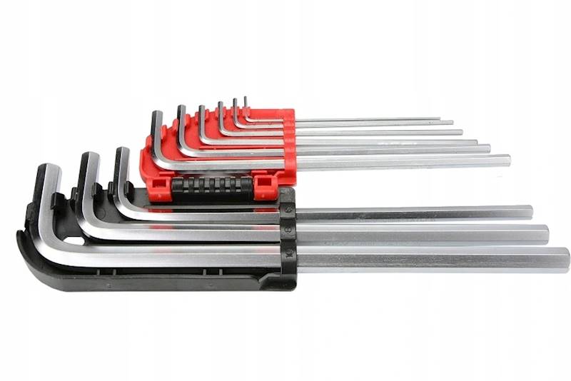 KLUCZE IMBUSOWE HEX DŁUGIE CrV OD 1,5 DO 10MM 9szt. YT-0501 YATO