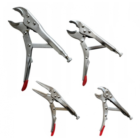 SZCZYPCE ZACISKOWE MORSEA MORSA MORS ŻABKA KLUCZE 4szt. KD10338 KRAFT&DELE