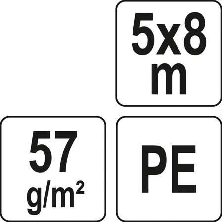 PLANDEKA 5X8M 57g/m2 ZIELONA 85135 FLO