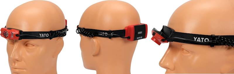 CZOŁÓWKA LATARKA CZOŁOWA CREE XTE + SMD 500LM AKUMUKATOROWA 6 TRYBY ŚWIECENIA IP44 YT-08596 YATO