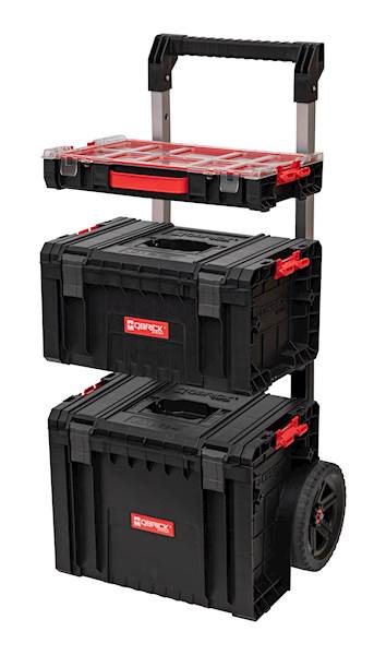 ZESTAW SKRZYNEK NARZĘDZIOWYCH, MODUŁOWYCH NA NARZĘDZIA QBRICK SYSTEM PRO SET 2 2.0 PLUS