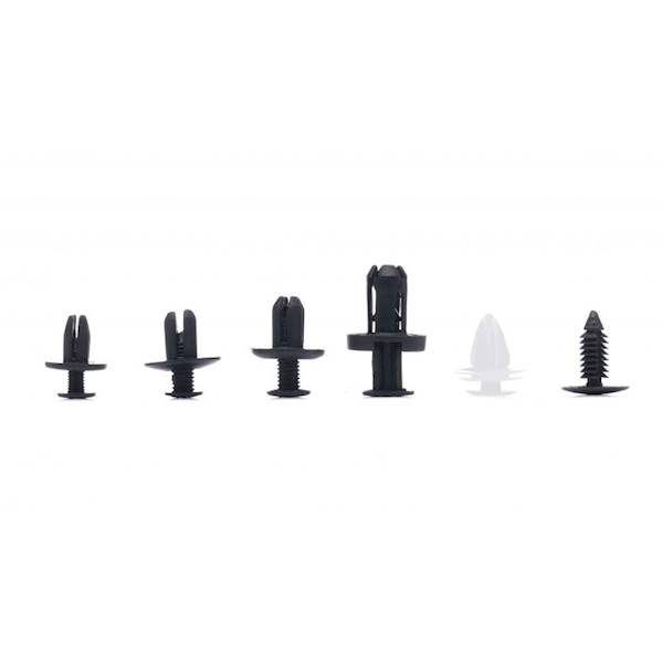 ZESTAW SPINEK SAMOCHODOWYCH DO TAPICERKI, ZDERZAKÓW, NADKOLI 100szt.  KD10498 KRAFT&DELE