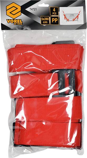 PASY DO PRZENOSZENIA MEBLI SZELKI TRANSPORTOWE 4szt 5X280cm 74721