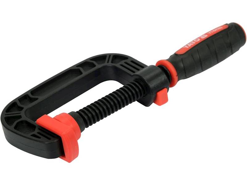 ŚCISK STOLARSKI ŚRUBOWY TYP C NYLONOWY 50 MM YT-64183 YATO