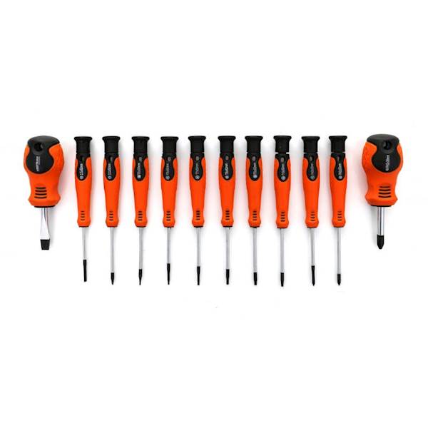 ZESTAW ŚRUBOKRĘTÓW WKRĘTAKÓW NA STOJAKU 18 EL. KRAFT&DELE KD10914