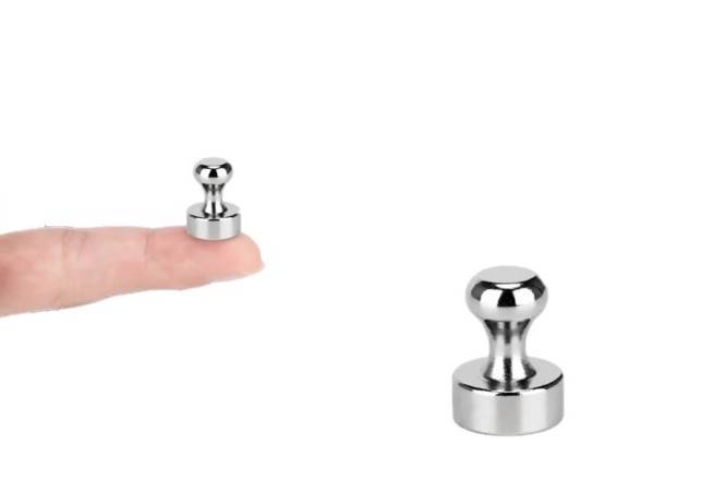 MAGNES NEODYMOWY PINEZKA NA TABLICĘ, LODÓWKĘ MOCNY DO SZKOŁY, PRACY 12 MM 10 SZT KD11832 Kraft&Dele