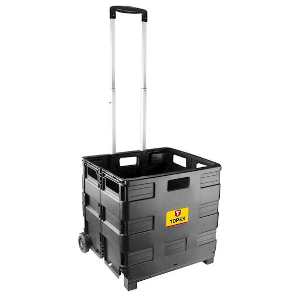 WÓZEK TRANSPORTOWY, SKŁADANA SKRZYNKA, UDŹWIG 35KG 79R306 TOPEX