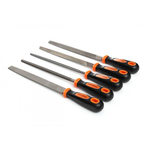 ZESTAW PILNIKÓW DO METALU, ZDZIERAKI 200MM KPL. 5SZT. KD10891 KRAFT&DELE