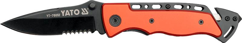 NÓŻ SKŁADANY RATOWNICZY 200MM YT-76052 YATO