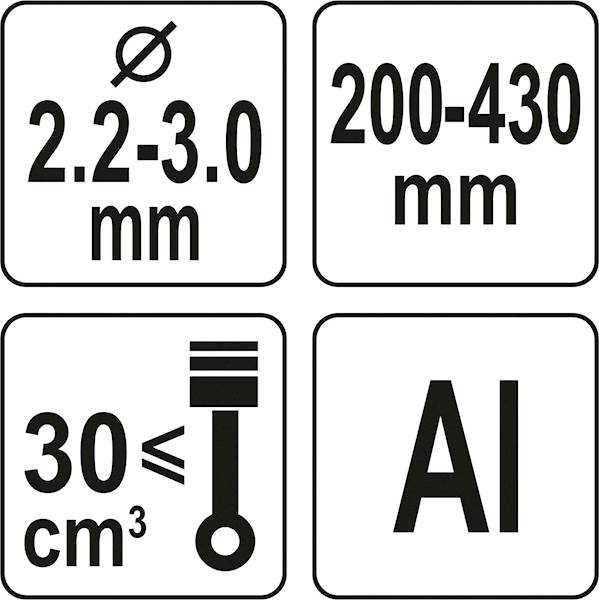 GŁOWICA TURBO ŻYŁKOWA DO KOSY, KOS ALUMINIOWA YT-85111 YATO