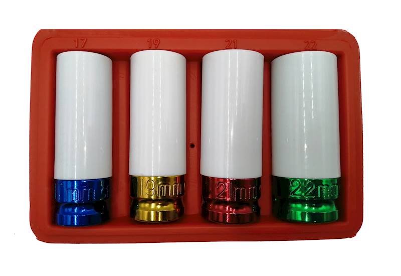 NASADKI UDAROWE DO FELG 17/19/21/22MM 1/2’’ 4SZT. KD10523 KRAFT&DELE