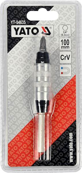 ADAPTER KĄTOWY 30° DO BITÓW 1/4'' 100mm YT-04635 YATO