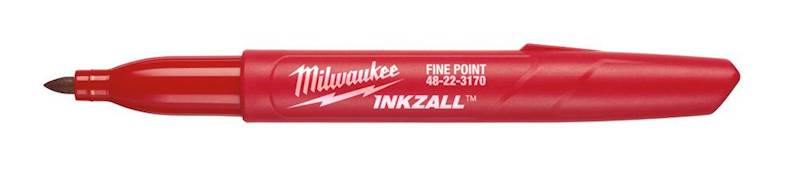 MARKER BUDOWLANY CZERWONY CIENKI MILWAUKEE INKZALL 48223170