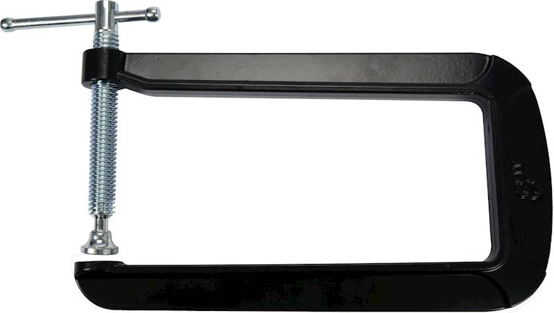 ŚCISK ŚRUBOWY STOLARSKI TYP C GŁĘBOKI 76x203MM ŻELIWNY YT-64191 YATO