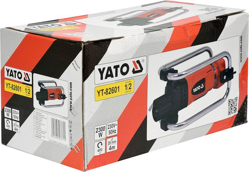 WIBRATOR ZAGĘSZCZARKA DO BETONU 2300W + BUŁAWA 4M YT-82601 YATO