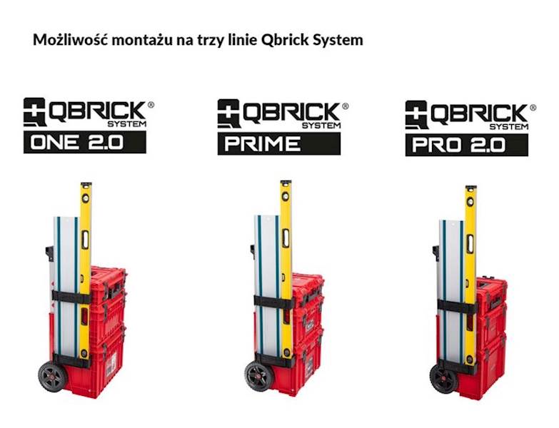 UCHWYT NA DŁUGIE NARZĘDZIA DO SKRZYŃ QBRICK SYSTEM CUSTOM LONG ITEMS HOLDER 2 SZT.