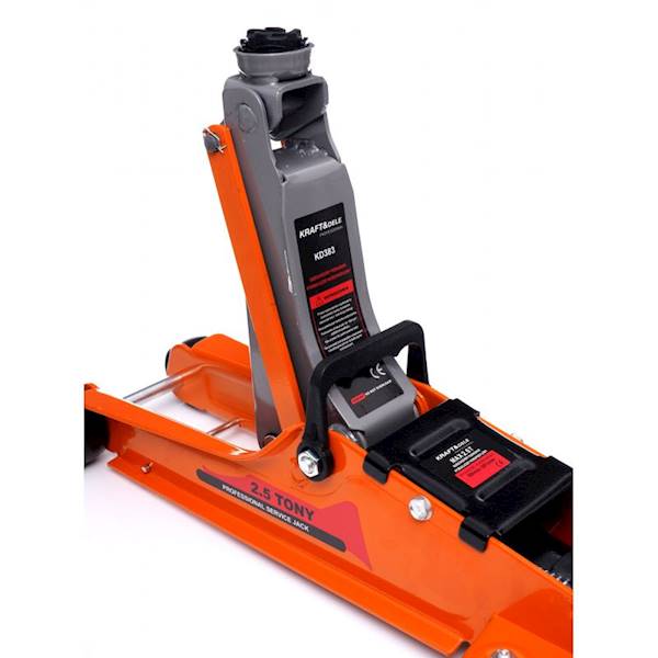 PODNOŚNIK HYDRAULICZNY ŻABA 2500kg LEWAREK SAMOCHODOWY WARSZATOWY 85-381mm KD383