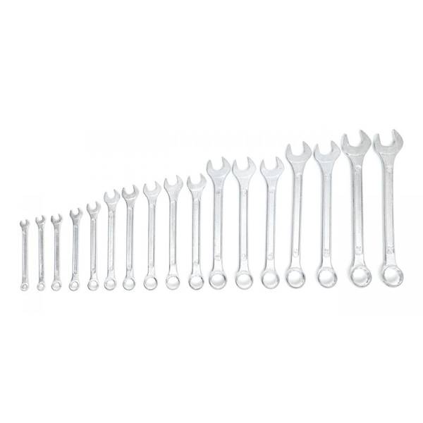 KLUCZE PŁASKO-OCZKOWE 17el. 6-22 MM STAL WĘGLOWA KRAFT&DELE KD10923