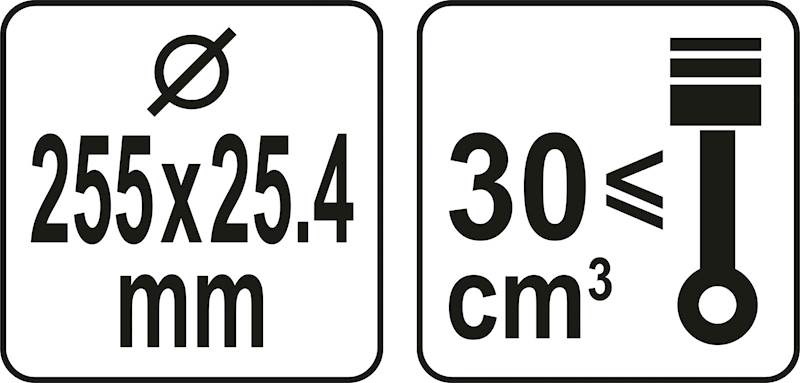 TARCZA WIDIOWA 255MM DO KOSY, KOS 40 ZĘBÓW 40T 25,4MM TCT YT-85150 YATO