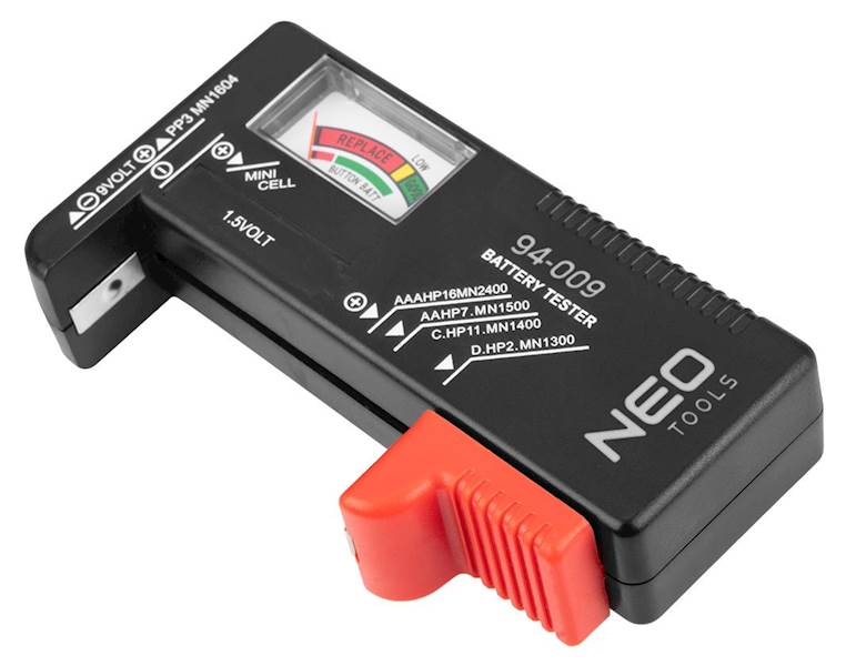 CYFROWY MIERNIK TESTER BATERII I AKUMULATORKÓW BT-168 AA/AAA/C/D/9V/1.5V 94-009 NEO
