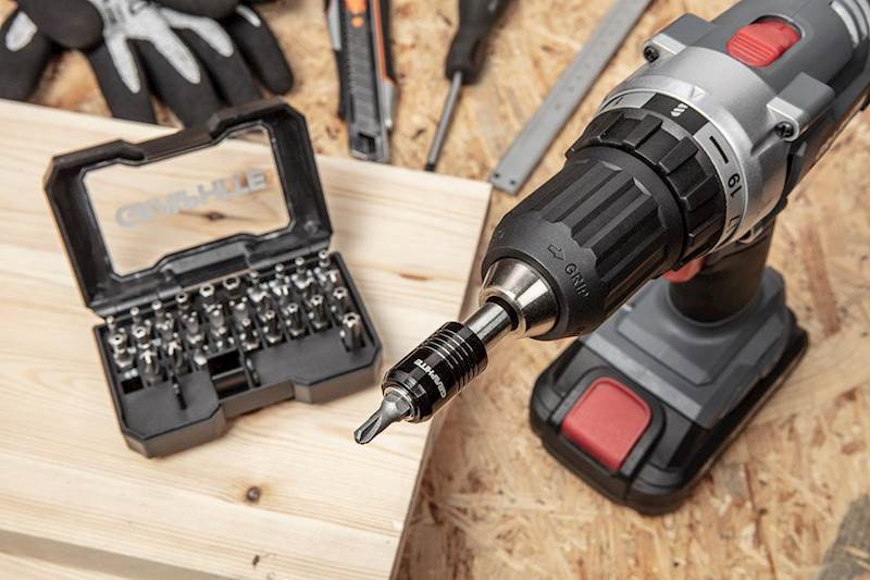 ZESTAW BITÓW, KOŃCÓWEK SERWISOWYCH TORX, HEX SECURITY, TRI, FOUR WINGS, SPANNER 32SZT. 56H618 GRAPHITE