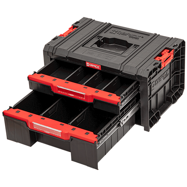 SKRZYNKA NARZĘDZIOWA Z 2 SZUFLADAMI QBRICK SYSTEM PRO DRAWER 2 TOOLBOX BASIC SKRQPROD2BCZAPG001
