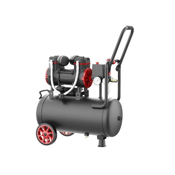 KOMPRESOR 24L CICHY BEZOLEJOWY 2 TŁOKI 2 POMPY SPREŻARKA 230V SEPARATOR KD1390