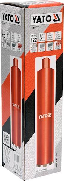 WIERTŁO KORONOWE OTWORNICA DO WIERTNICY YT-81980, YT-81983 122MM YT-60377 YATO