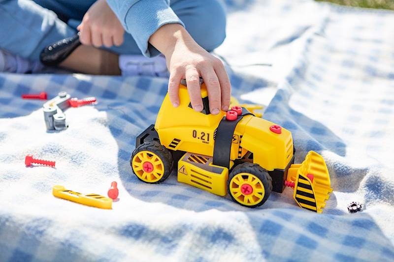 KOPARKA BUDOWLANA 4 W 1 DLA DZIECI NEO TOOLS