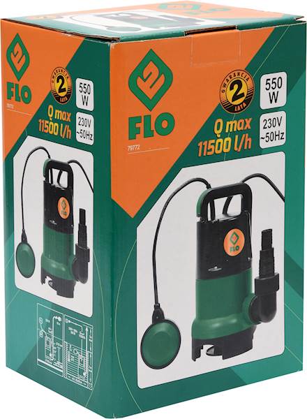 POMPA ZANURZENIOWA DO BRUDNEJ WODY 550W 79772 FLO