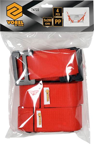 PASY DO PRZENOSZENIA MEBLI SZELKI TRANSPORTOWE 4szt. 5X280cm 74722