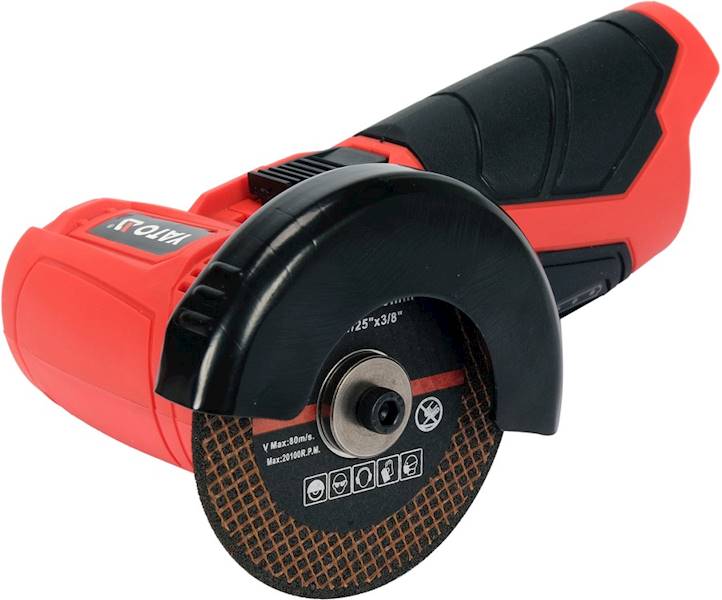 MINI BEZSZCZOTKOWA SZLIFIERKA, PRZECINARKA KĄTOWA AKUMULATOROWA BODY 12V YT-82905 YATO