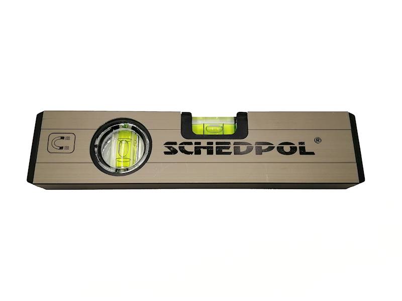 POZIOMNICA MAGNETYCZNA ANODOWANA KIESZONKOWA 20CM 2-LIBELLE PAM20 SCHEDPOL