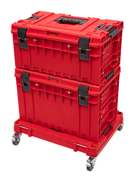 WÓZEK, PLATFORMA TRANSPORTOWA QBRICK SYSTEM ONE 2.0 WORKSHOP RED ULTRA HD