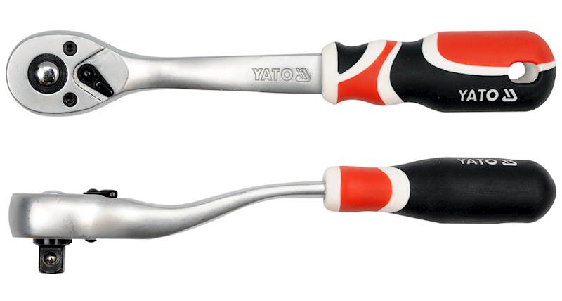 GRZECHOTKA 3/8'' WYGIĘTA, STAL CRV YT-0731 YATO