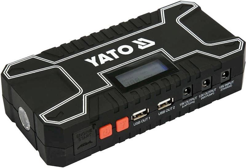 URZĄDZENIE ROZRUCHOWE POWER BANK LATARKA LED 3W1 500A 12000mAh YT-83082 YATO