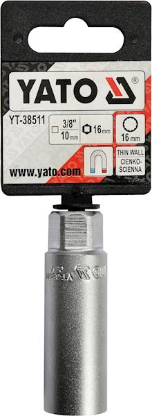 NASADKA DO ŚWIEC 3/8'' 16mm 12 kątna YT-38511 YATO