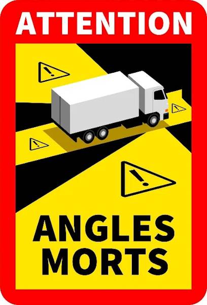 ANGLES MORTS MARTWE POLA FRANCJA 5 SZT. NAKLEJEK Z LAMINAT UV