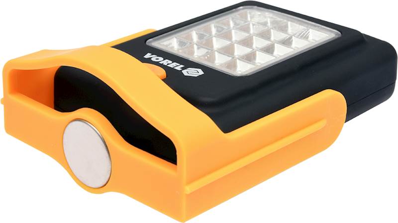 LATARKA LAMPA RĘCZNA OBROTOWA 20+3 LED 82730 VOREL