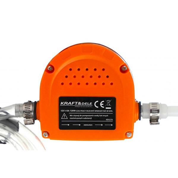 POMPA, POMPKA DO SPUSZCZANIA PALIWA ROPY OLEJU 12V 120W KD1173