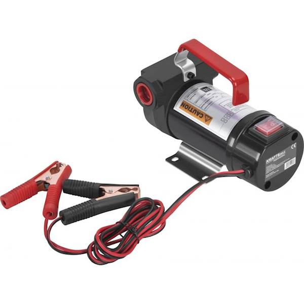 POMPA DO SPUSZCZANIA WYMIANY PALIWA OLEJU ROPY Z PISTOLETEM 12V 55L/min KD5536
