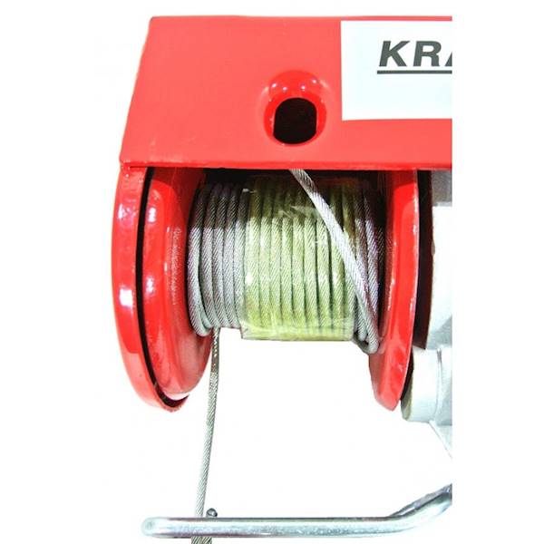 WCIĄGARKA WYCIĄGARKA ELEKTRYCZNA LINOWA WARSZTATOWA, BUDOWLANA 250KG/550W KD1524