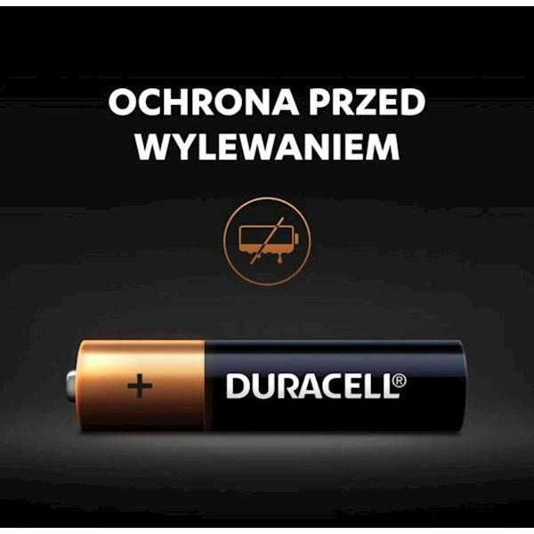 BATERIE ALKALICZNE DURACELL BASIC AAA/LR03, R03, MN2400 BLISTER 4SZT