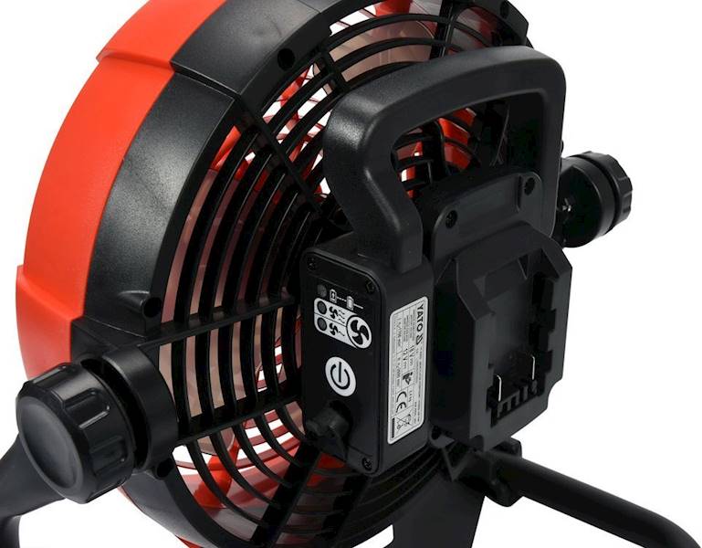 WENTYLATOR WIATRAK HYBRYDOWY BODY NA AKUMULATOR 18V i ZASILACZ 240V YT-82933 YATO