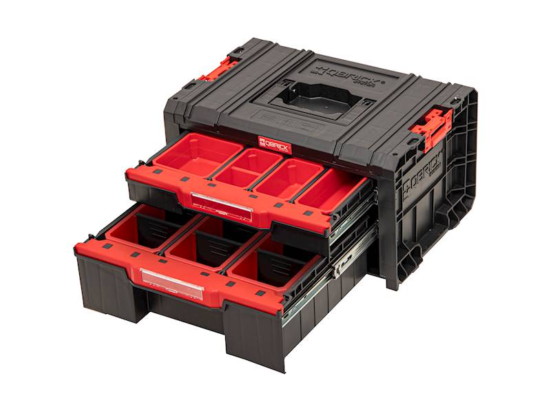SKRZYNKA NARZĘDZIOWA Z 2 SZUFLADAMI QBRICK SYSTEM PRO DRAWER 2 TOOLBOX EXPERT
