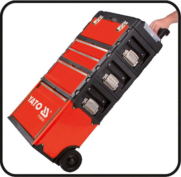 WÓZEK NARZĘDZIOWY MODUŁOWY 3-CZĘŚCIOWY YATO YT-09101