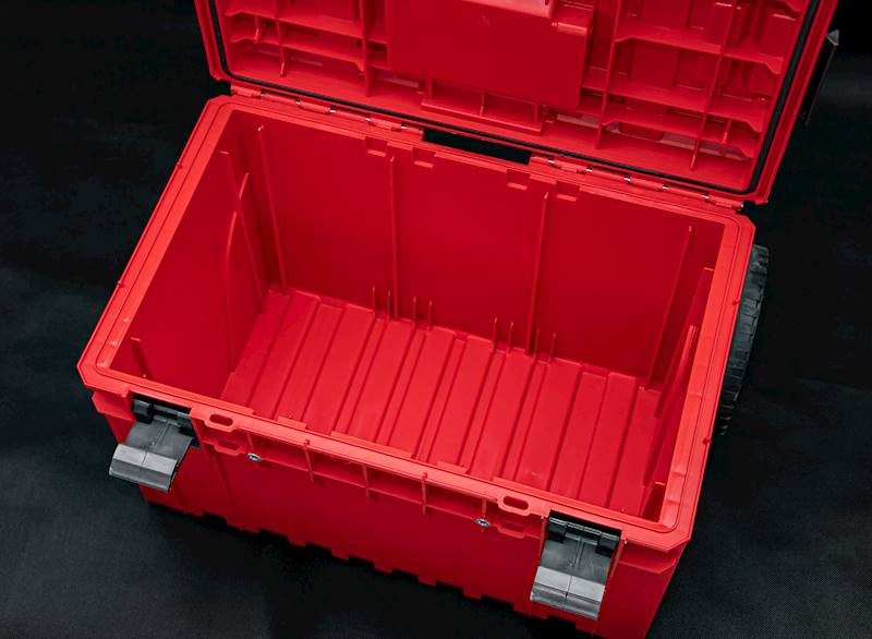 MOBILNA SKRZYNKA NARZĘDZIOWA NA KOŁACH QBRICK SYSTEM ONE CART 2.0 RED ULTRA HD CUSTOM