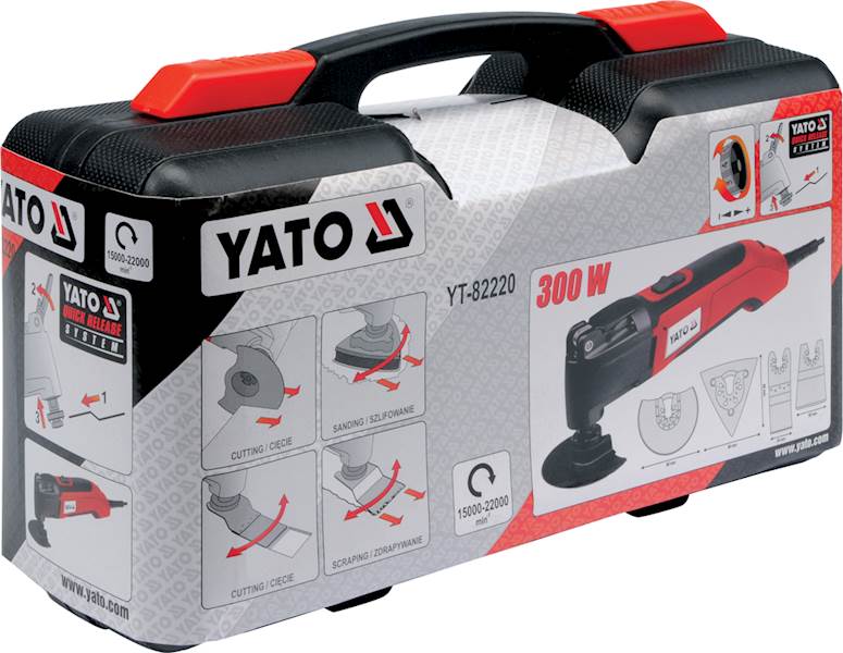 WIELOFUNKCYJNE NARZ. OSCYLACYJNE RENOWATOR 300W YT-82220 YATO