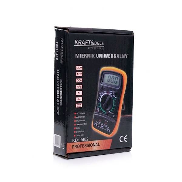 MULTIMETR CYFROWY TEST MIERNIK PRĄDU NAPIĘCIA LCD DT850L KD11402