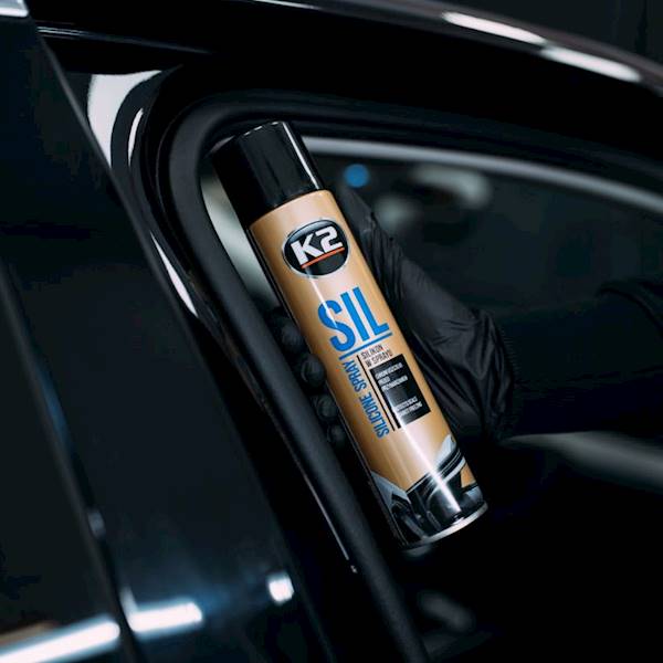 SILIKON W SPRAYU DO USZCZELEK SAMOCHODOWYCH 300 ML K2 SIL K633